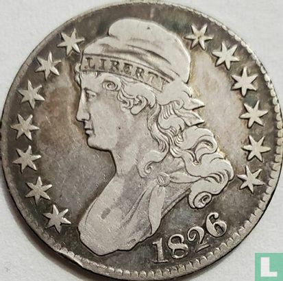 Verenigde Staten ½ dollar 1826 - Afbeelding 1