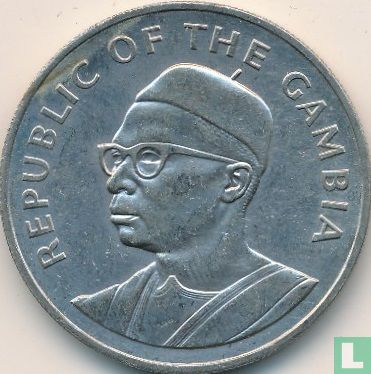 The Gambia 10 dalasis 1975 "10th anniversary of Independence" - Image 2
