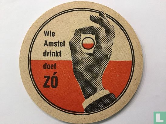 Wie Amstel Drinkt Doet Zo 10,7 cm 4 mm - Image 1