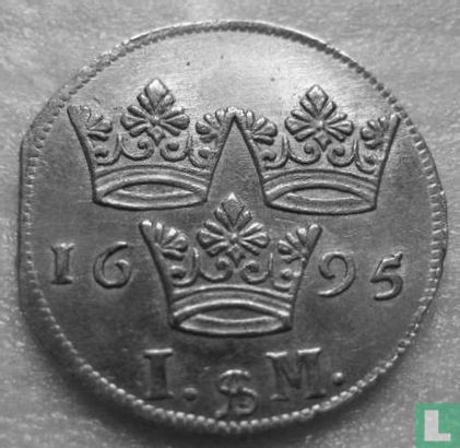 Zweden 1 mark 1695 - Afbeelding 1