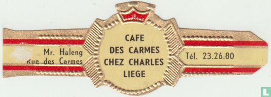 Cafe des Carmes Chez Charles Liege - Mr. Haleng Rue des Carmes - Tél. 23.26.80 - Afbeelding 1