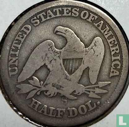 États-Unis ½ dollar 1864 (S) - Image 2