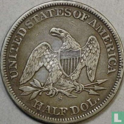 United States ½ dollar 1865 (S) - Image 2
