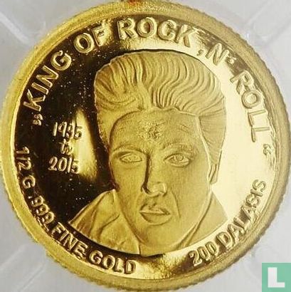 The Gambia 200 dalasis 2015 (PROOF) "80th anniversary of the birth of Elvis Presley" - Image 2