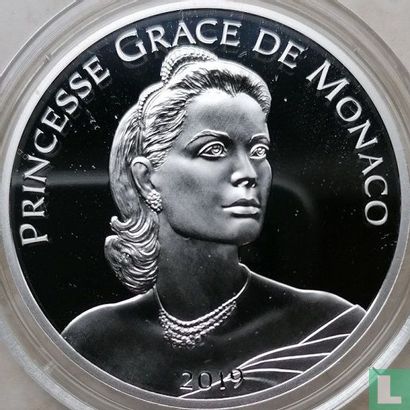 Monaco 10 euro 2019 (PROOF) "90th anniversary of the birth of Grace Kelly" - Afbeelding 1