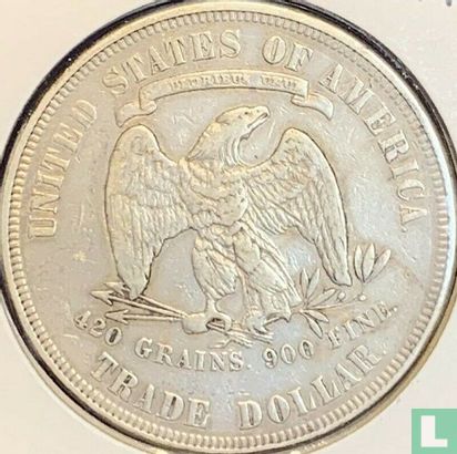Verenigde Staten 1 trade dollar 1877 (zonder letter) - Afbeelding 2