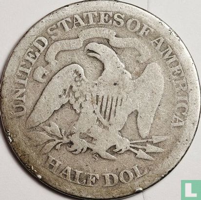 États-Unis ½ dollar 1868 (S) - Image 2