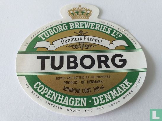 Tuborg Denmark Pilsener 