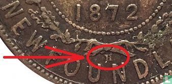 Newfoundland 1 cent 1872 - Afbeelding 3
