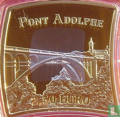 Luxemburg 2½ euro 2017 (PROOF) "Adolphe Bridge" - Afbeelding 2