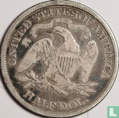 États-Unis ½ dollar 1869 (sans lettre) - Image 2