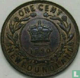 Newfoundland 1 cent 1890 - Afbeelding 1