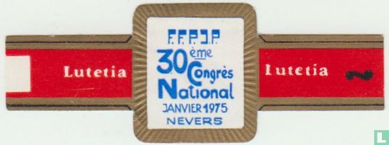 F.F.P.J.P. 30ème Congrès National Janvier 1975 NEVERS - Lutetia - Lutetia - Afbeelding 1