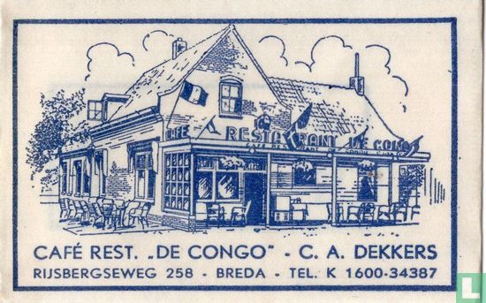 Café Rest. "De Congo" - Afbeelding 1