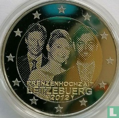 Luxembourg 2 euro 2012 (PROOF) "Royal Wedding of Prince Guillaume and Countess Stéphanie de Lannoy" - Image 1