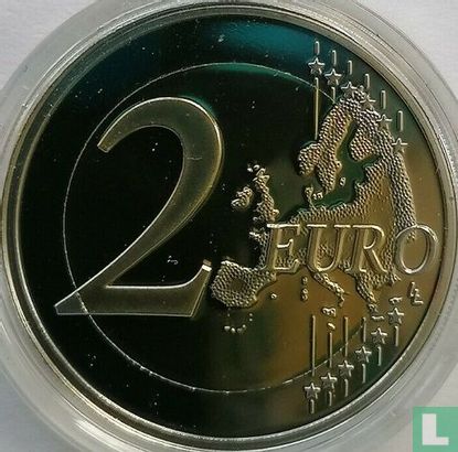 Luxembourg 2 euro 2012 (PROOF) "Royal Wedding of Prince Guillaume and Countess Stéphanie de Lannoy" - Image 2