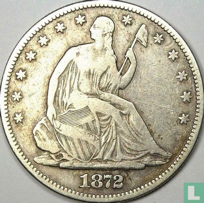 Verenigde Staten ½ dollar 1872 (CC) - Afbeelding 1