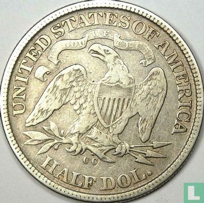 United States ½ dollar 1872 (CC) - Image 2