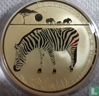 Togo 100 Franc 2011 (PP) "Zebra" - Bild 1