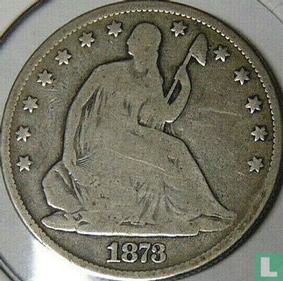 Verenigde Staten ½ dollar 1873 (zonder letter - type 1) - Afbeelding 1
