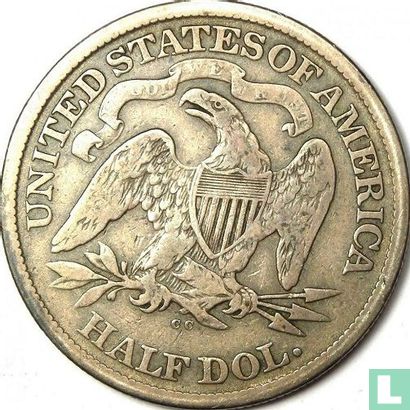 Verenigde Staten ½ dollar 1873 (CC - type 3) - Afbeelding 2