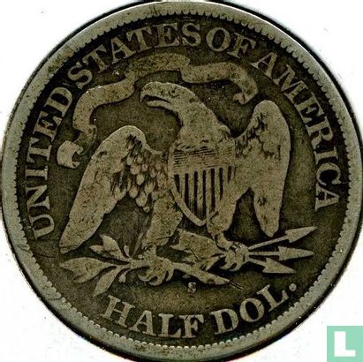 États-Unis ½ dollar 1876 (S) - Image 2