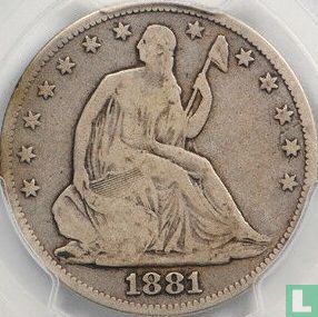 États-Unis ½ dollar 1881 - Image 1