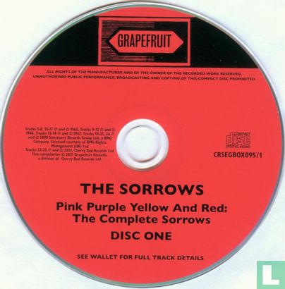 Pink Purple Yellow and Red - The Complete Sorrows [Box] - Afbeelding 3