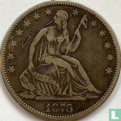 Verenigde Staten ½ dollar 1876 (CC) - Afbeelding 1