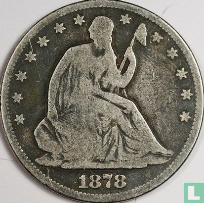 United States ½ dollar 1878 (without letter) - Image 1