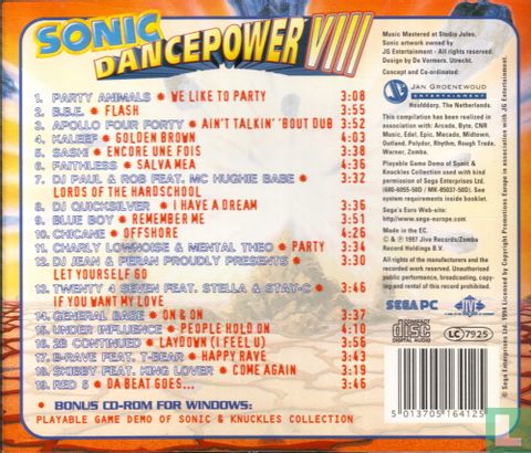 Sonic Dancepower VIII - Afbeelding 2