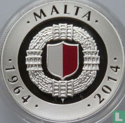 Malta 10 euro 2014 (PROOF) "50th anniversary of Malta's independence" - Image 1