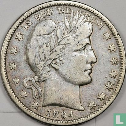 United States ½ dollar 1894 (O) - Image 1