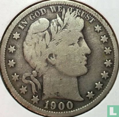 Verenigde Staten ½ dollar 1900 (zonder letter) - Afbeelding 1