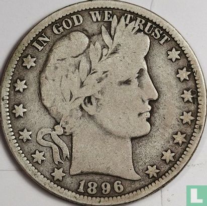 Verenigde Staten ½ dollar 1896 (O) - Afbeelding 1