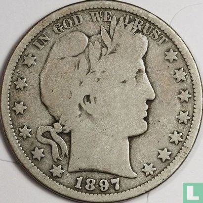 United States ½ dollar 1897 (S) - Image 1