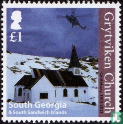 100 jaar kerk van Grytviken