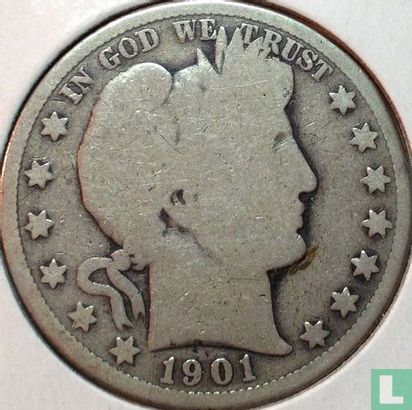 United States ½ dollar 1901 (O) - Image 1