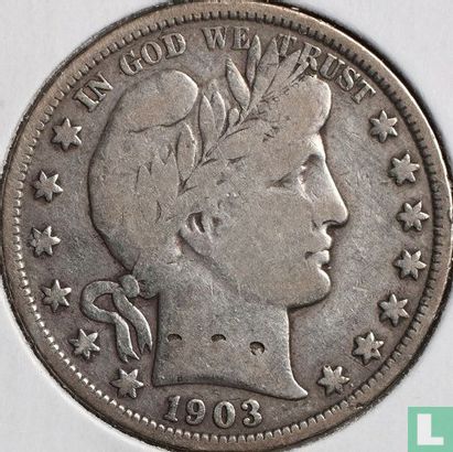 États-Unis ½ dollar 1903 (S) - Image 1
