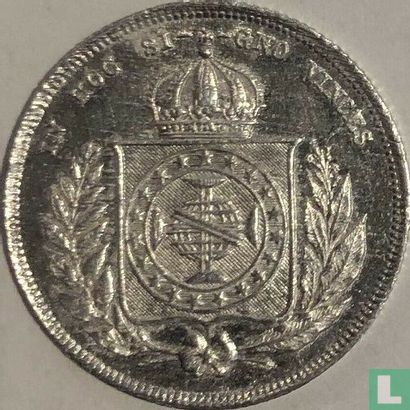 Brazil 200 réis 1865 - Image 2