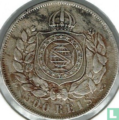 Brasilien 500 Réis 1868 - Bild 2
