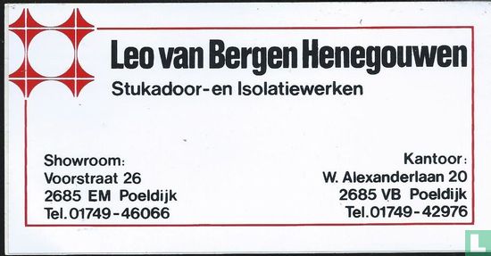 Leo van Bergenhenegouwen