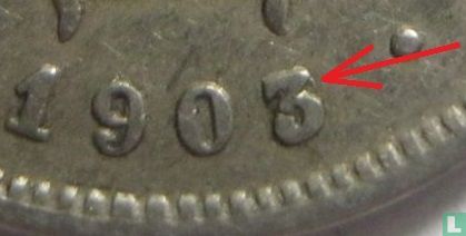 België 10 centimes 1903 (NLD - 1903/2) - Afbeelding 3