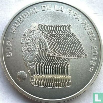 Argentina 5 pesos 2018 (PROOF) "Football World Cup in Russia" - Image 2
