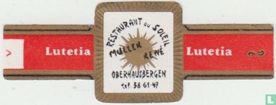 Restaurant du Soleil Muller René Oberhausbergen tél. 38.61.47 - Lutetia - Lutetia - Afbeelding 1