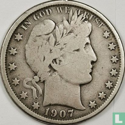 United States ½ dollar 1907 (O) - Image 1
