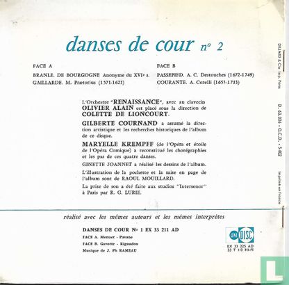 Dances de cour no.2 - Bild 2