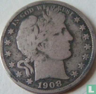 United States ½ dollar 1908 (O) - Image 1