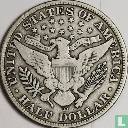 États-Unis ½ dollar 1906 (D) - Image 2