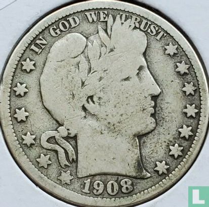 United States ½ dollar 1908 (D) - Image 1